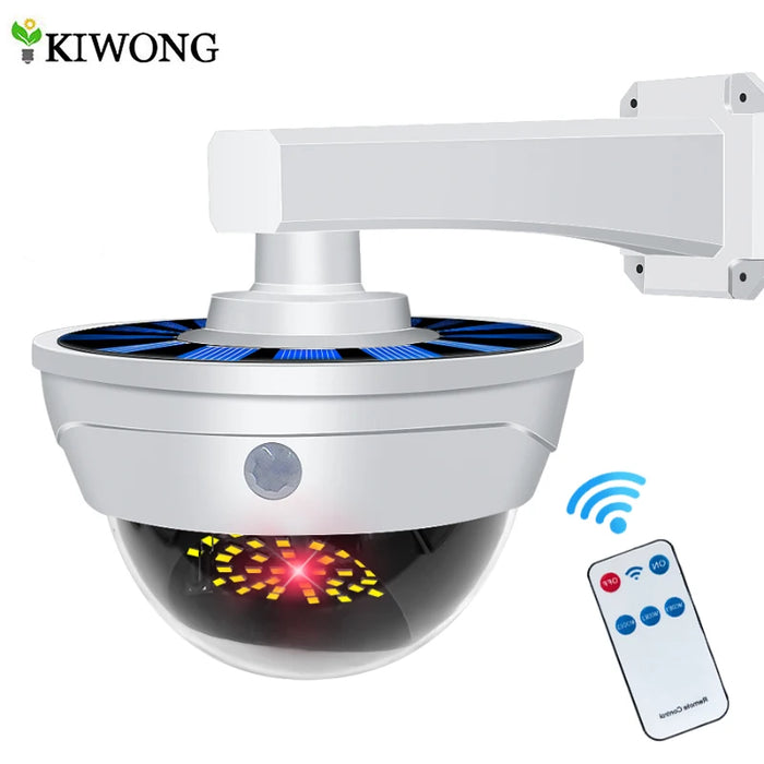 Solar Powered Fake Security Camera Shape Solar Light with PIR Motion Sensor Detection Lights for Outdoor Home Office Shop Garage