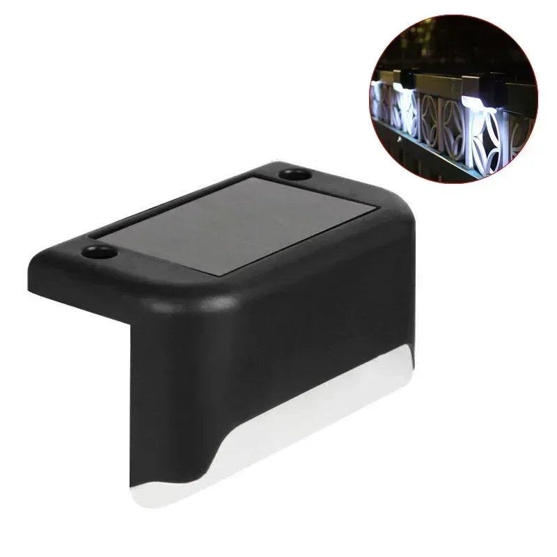 1-10PCS Solar Deck Lights Outdoor Step Lights Waterproof Led Solar Lights for Railing Stairs Step Fence Yard Patio and Pathway