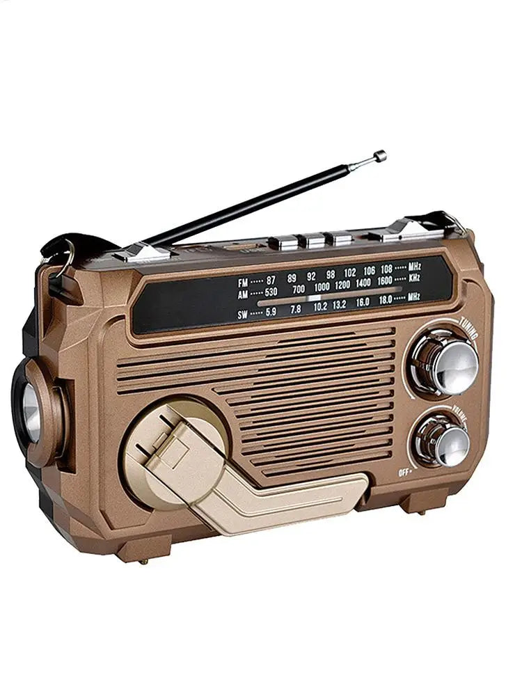 Solar Charging Emergency Radios Portable Radio Receiver Crank Radio Solar Hand Crank Radio Emergency Multifunctional Radio