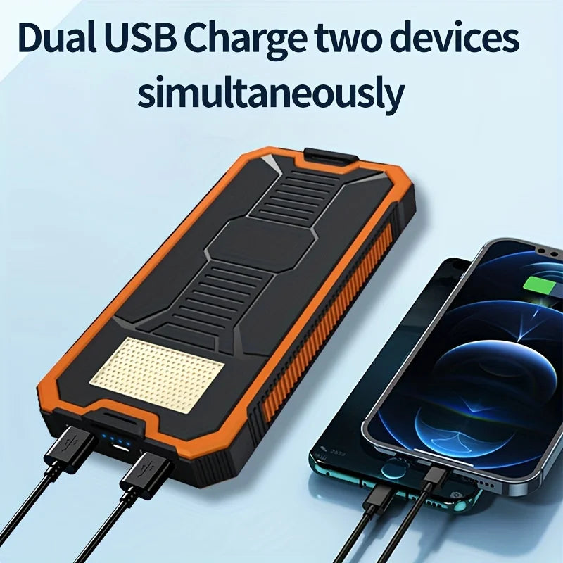 Xiaomi SolarPower 200000mAh Portable Power Bank Large Capacity Solar Outdoor External Battery Camping Fast Charging LED Display