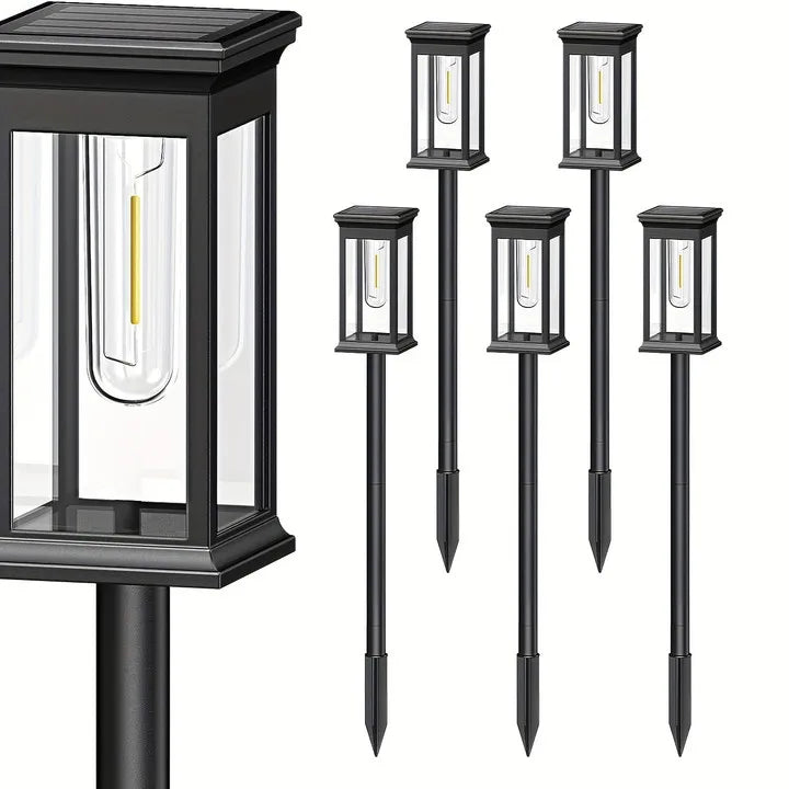 Solar Pathway Lights Outdoor Solar Lighting Garden Lamp Waterproof Landscape Lights Walkway Driveway Lawn Light Garden Decor New