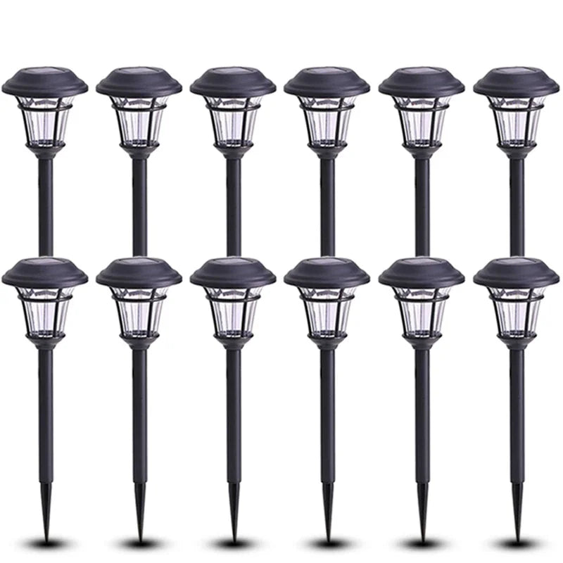 Solar Courtyard LED Ground Light Waterproof Outdoor Garden Decorative Pathway Lights for Patio Lawn Walkway Street