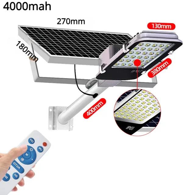 Super Bright Split solar street light Waterproof LED Solar Street Light Backyard Street Lamps Security Flood Lighting wall lamp