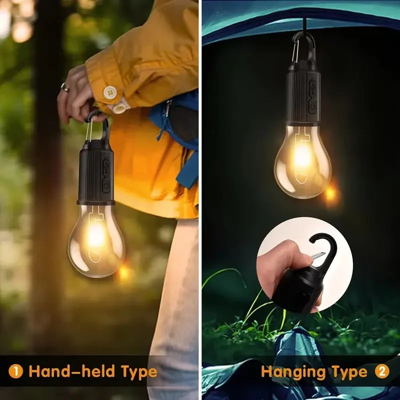 1/2/3 Solar Camping Lights with LED USB Charging Portable Lanterns Suitable for Hiking Fishing and Festivals