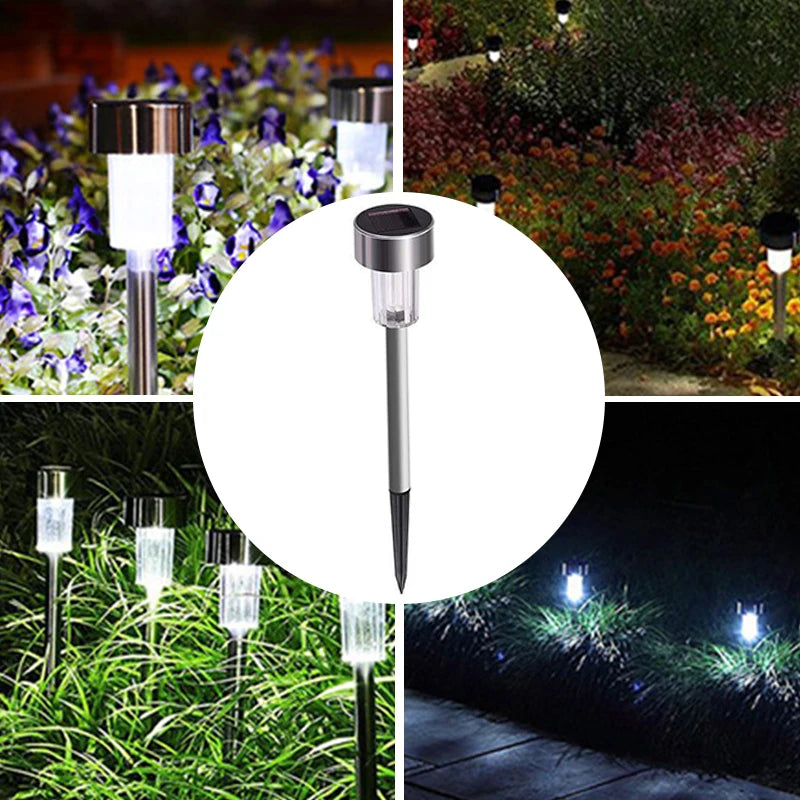 Outdoor Solar Lights Garden Lights Solar Powered Lamp Lantern Waterproof Landscape Lighting Pathway Yard Lawn Garden Decoration