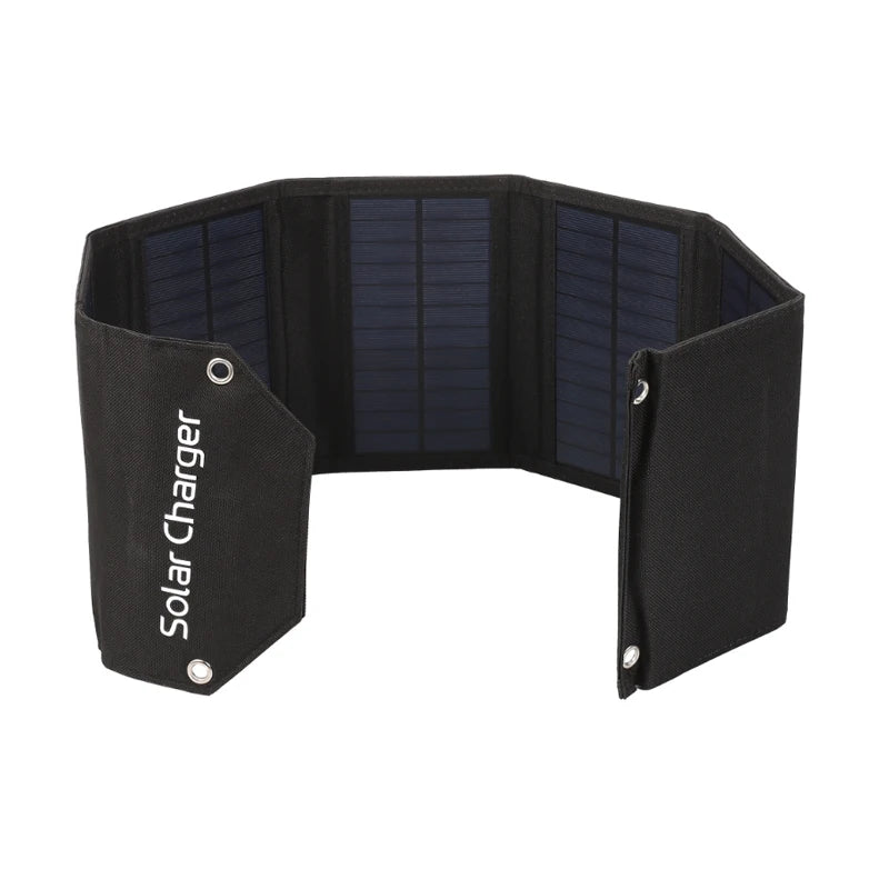100W 80W 60W Foldable Solar Panel 5V USB Portable Folding Bag Battery Charger for Phone Outdoor Camping Waterproof Power Bank