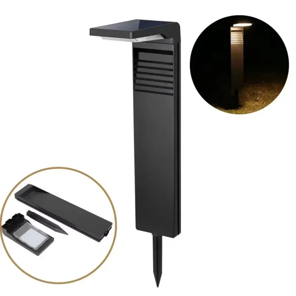 Solar Lawn Lamps Outdoor Garden Lamps Durable Plastic Pathway Lights Ideal for Driveway Lawn Patio Sidewalk Outdoor Lighting