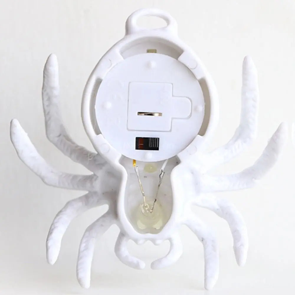 Waterproof Halloween Glowing Spiders Light Realistic Decorative Illuminated Spiders Light Scary LED Spiders Light Haunted House