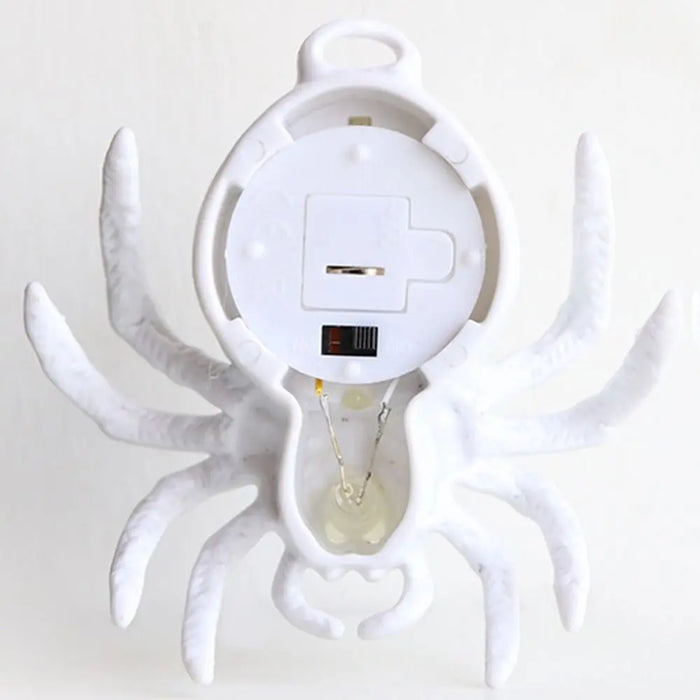 Waterproof Halloween Glowing Spiders Light Realistic Decorative Illuminated Spiders Light Scary LED Spiders Light Haunted House