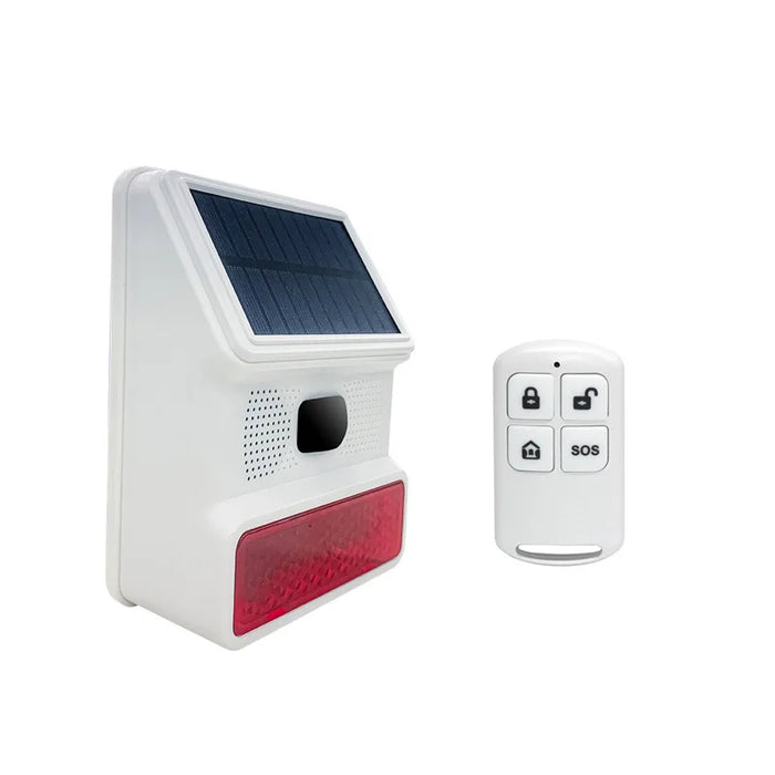 Solar Power  Wireless Sound&Light  Siren Alarm  Burglar Alarm System Home Security  Door Window Alarm Sensor