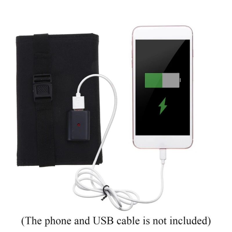 100W USB Foldable Solar Panel Portable Flexible Small Waterproof 5V Folding Solar Panel Cells For Phone