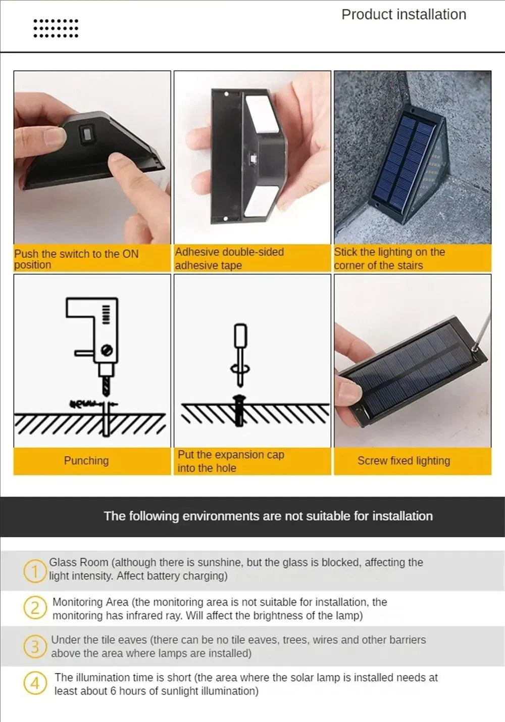 Solar Pathway Light Waterproof Upgraded Walkway Landscape Outdoor Auto On/Off Deck Lights for Yard Lawn Patio Garden Decoration