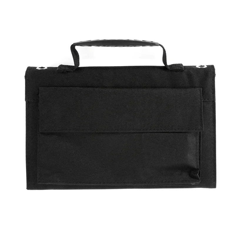 120W Solar Panel Folding Bag USB+DC Output Solar Charger Portable Foldable Solar Charging Device Outdoor Portable Power Supply