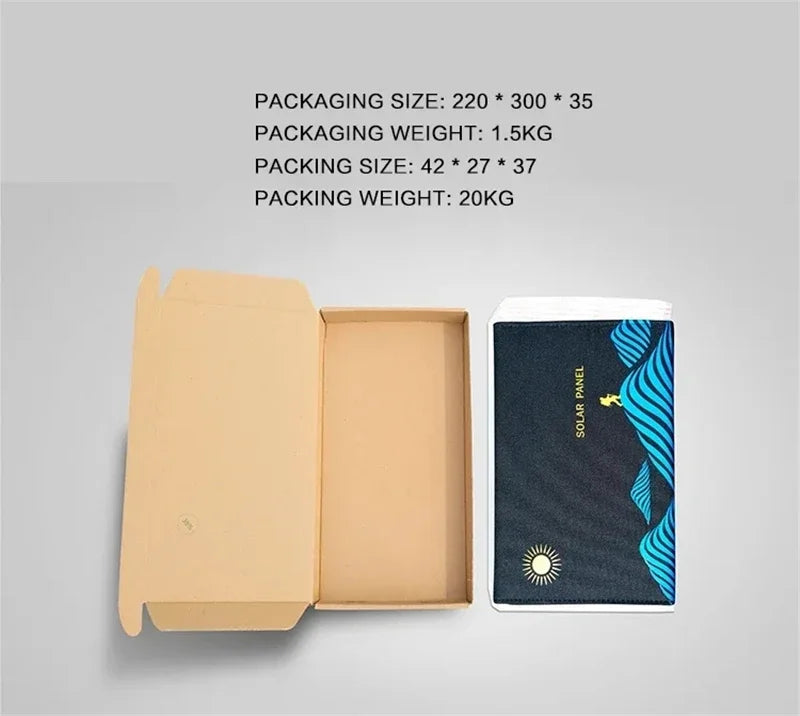 120W Solar Panel Folding Bag USB+DC Output Solar Charger Portable Foldable Solar Charging Device Outdoor Portable Power Supply