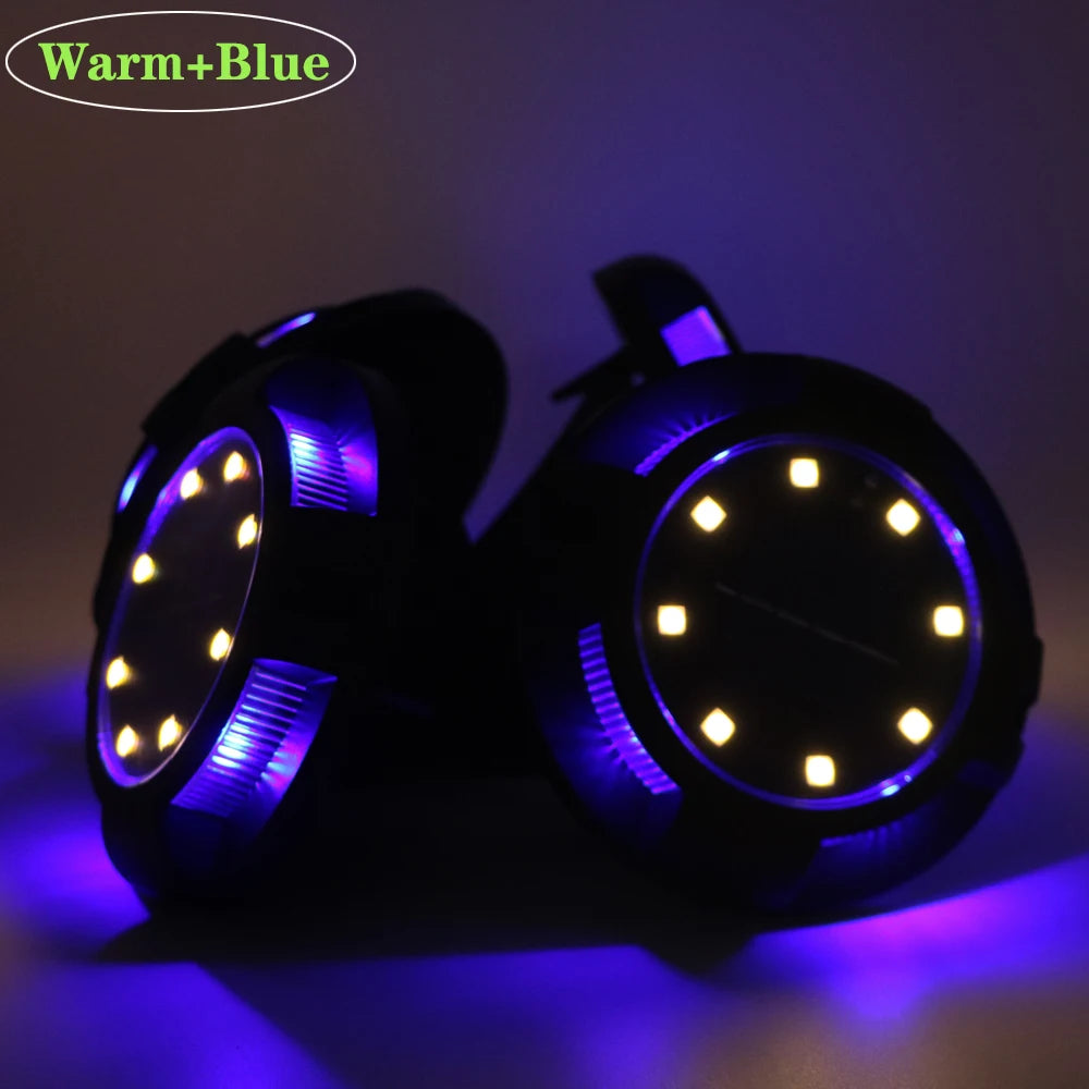 Outdoor Garden Lights Solar Ground Lights 20 LED Upgraded Landscape Lights for Lawn Pathway Yard Deck Patio Walkway