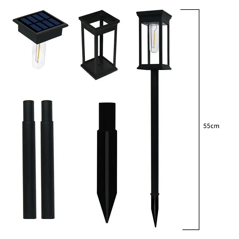 Solar Pathway Lights Outdoor Solar Pathway Garden Lamp Waterproof Landscape Lights Walkway Driveway Lawn Patio Garden Decor