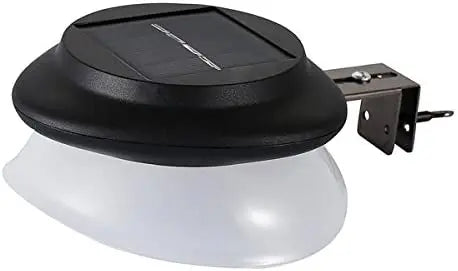 Solar Garden Gutter Lights Outdoor, 9 LED Deck Fence Lights Waterproof for Wall, Deck, Fence, Stair, Step and Yard Decor