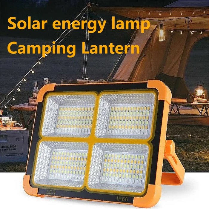 Solar Light LED Camping Lamp Rechargeable Solar Lamp Night Lighting Rechargeable Waterproof Lamp Portable Emergency Equipment