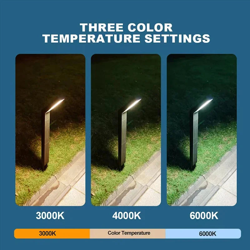 Solar LED Pathway Lights RGB or 3 Colors Solar Outdoor Lights IP65 Waterproof Garden Lamp for Outside Landscape Path Yard