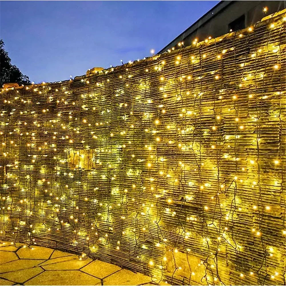 Solar String Light Fairy Outdoor Garden Waterproof Lamp Christmas Garland Xmas Holiday Party Home Halloween Decoration