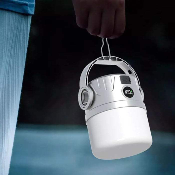 Camping Solar Lights Outdoor Tent Light Foldable Picnic Lantern 4 Speed Adjustable Lamp Flashlight Rechargeable LED Camp Lantern