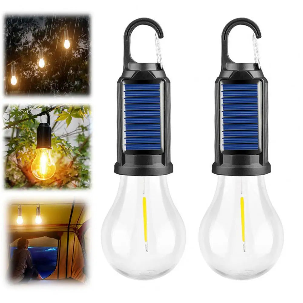 Rechargeable Camping Lantern Solar Powered Camping Light Portable Solar Rechargeable Camping Light for Outdoor for Adventure