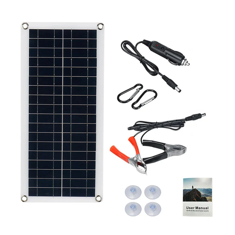 10-1000W Flexible Solar Panels For Outdoor Mobile Phone Charging Outdoor Street Lights Portable Appliances