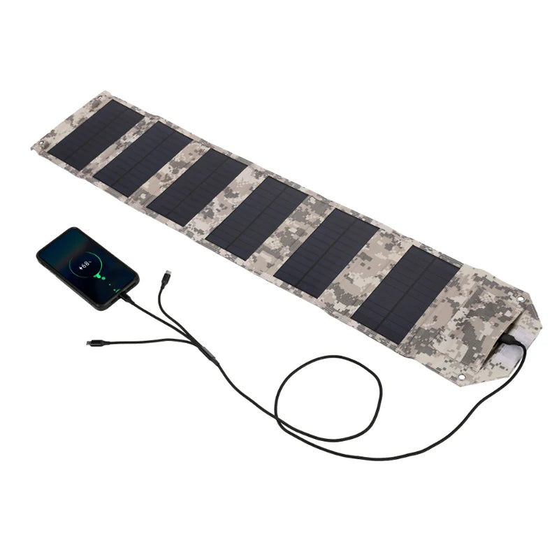 100W 80W 60W Foldable Solar Panel 5V USB Portable Folding Bag Battery Charger for Phone Outdoor Camping Waterproof Power Bank