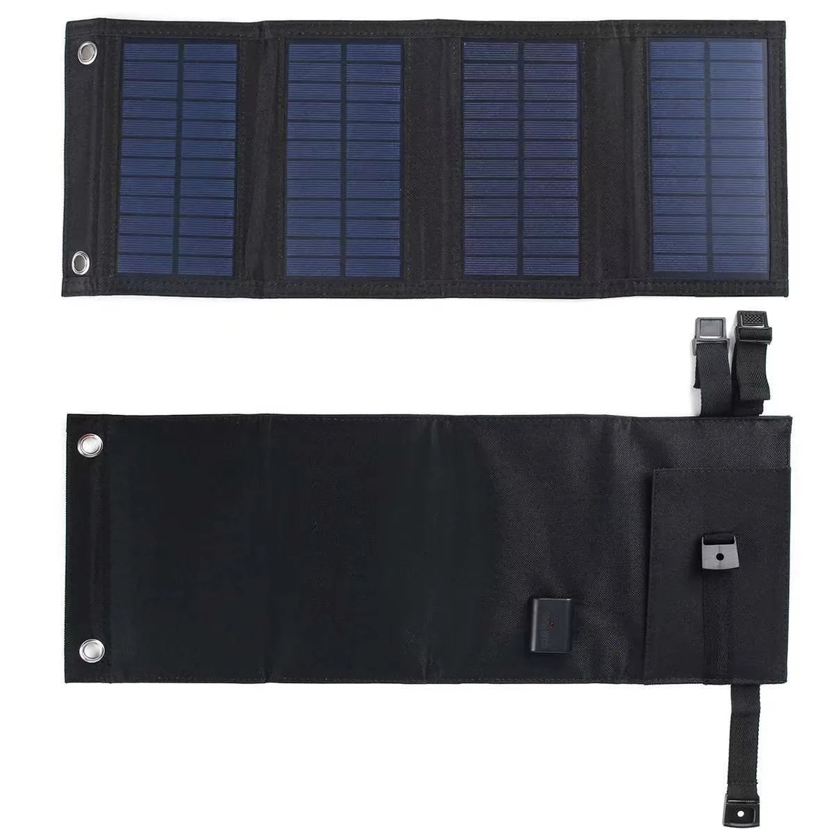 Outdoor Emergency Solar Foldableing Battery Pack 20W 5V USB Output Solar Charger Portable Foldableable Solar Charging Equipment Portable External Power Supply Home Emergency