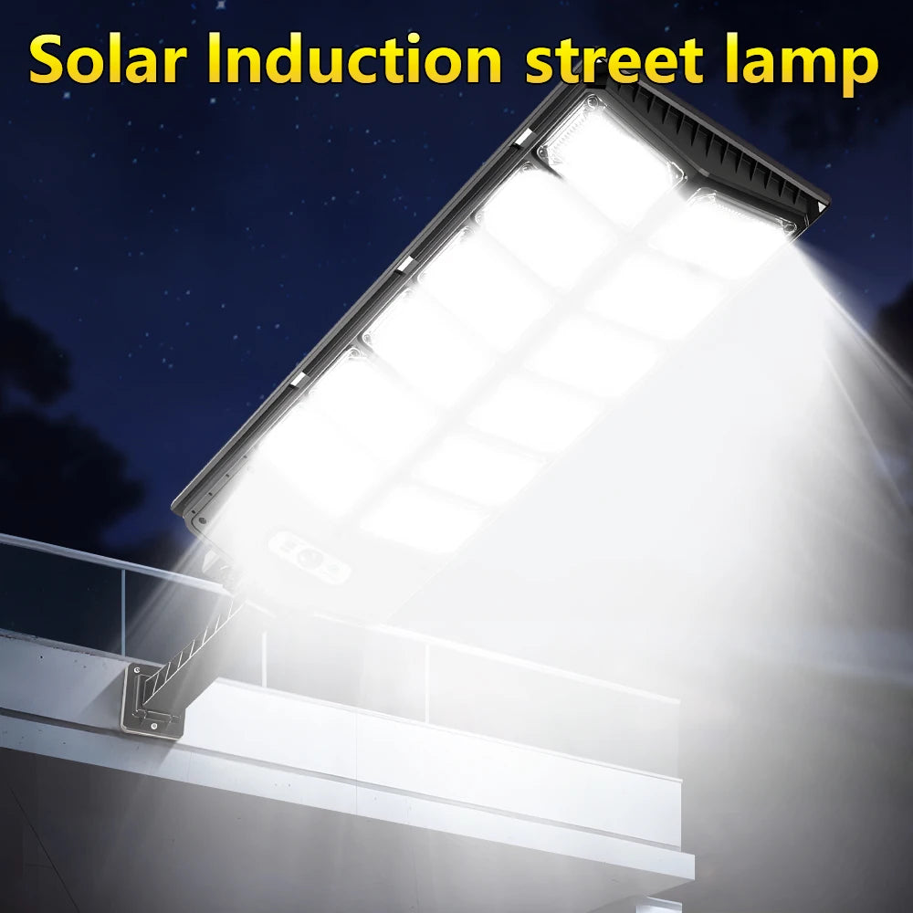8800W Powerful Solar Street Light Motion Sensor Solar LED Light Outdoor Waterproof Wall Light Garden Decoration Balcony Lighting