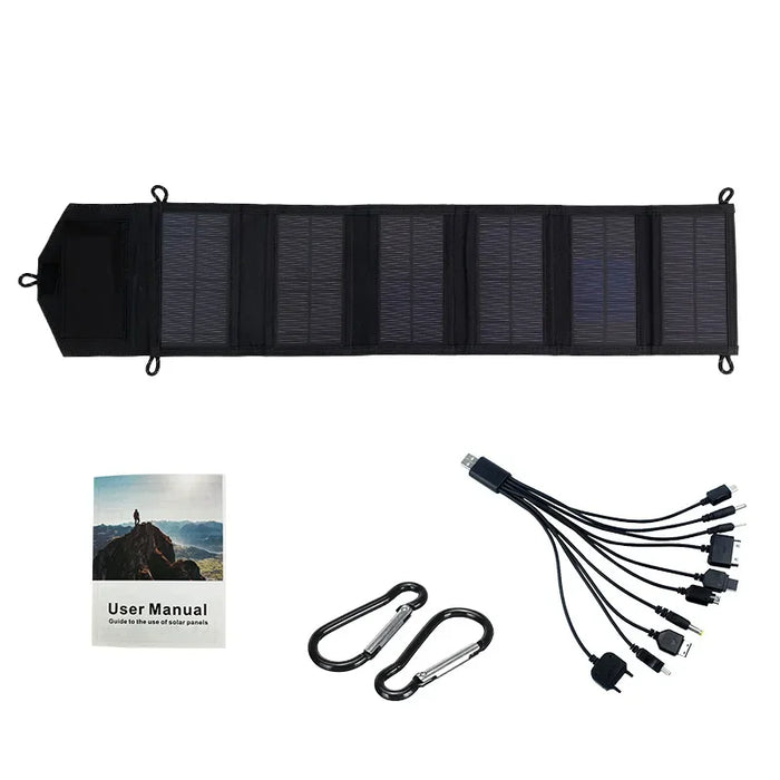 800W Portable Solar Panel Kit Foldable, Lightweight High-Efficiency Solar Charger for RV, Camping, Off-Grid, Emergencies