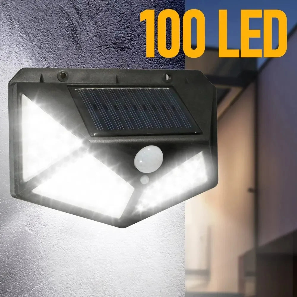 Wall Light Outdoor Lights Waterproof Sunlight Solar Lamp External Solar Power Headlights House Led Lighting Sensor Garden Lamps