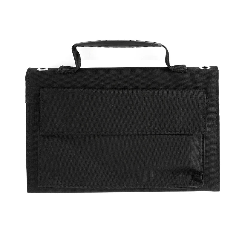 100W Solar Panel Folding Bag USB+DC Output Solar Charger Portable Foldable Solar Charging Device Outdoor Portable Power Supply