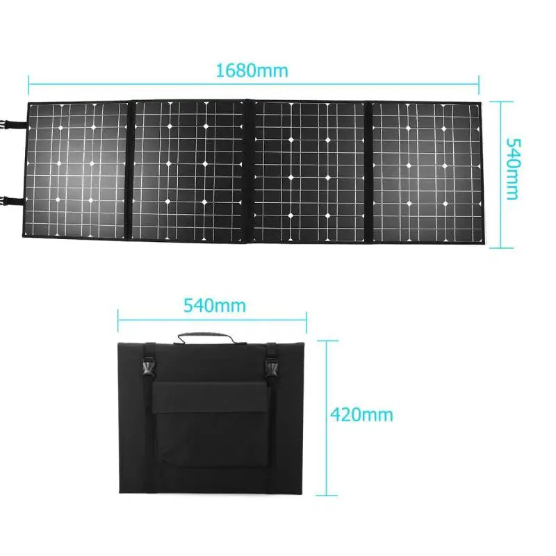 400W Foldable Solar Panel Portable Solar Cell Rechargeable Solar Power System for RV Car Boat Camping Hiking Battery Charger