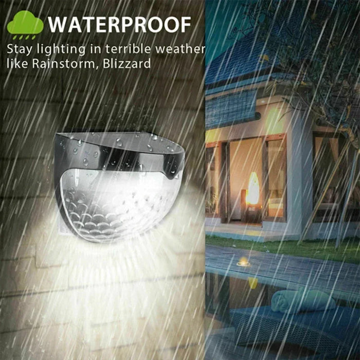 2/4/6/10/12/18/20Pcs Solar Fence Light Outdoor Waterproof Wall Lamps Festoon Decoration LED Light for Garden Step Patio Stairs