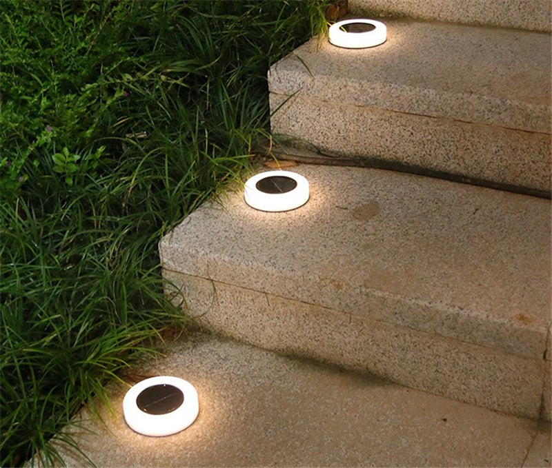Solar Garden Lights Outdoor LED Solar Ground Lights Waterproof Landscape PathWay Floor Under Spot Lamp Decoration Lighting