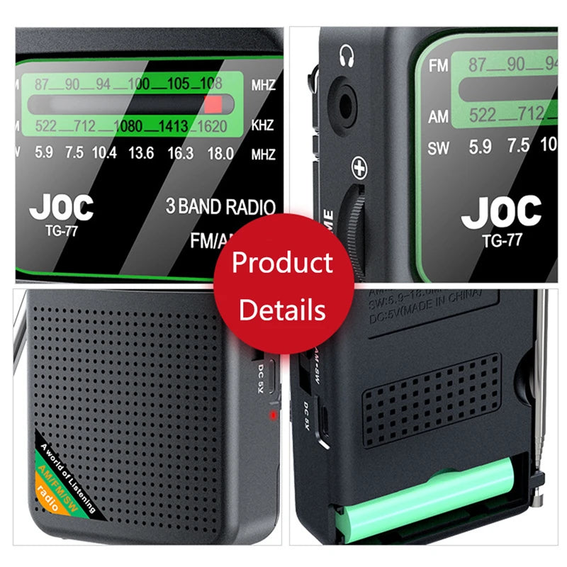 Xiaomi Full Band Radio Portable Radio Am Fm Sw Multi-function Radio Excellent Reception Transistor Radio With Loud Speaker