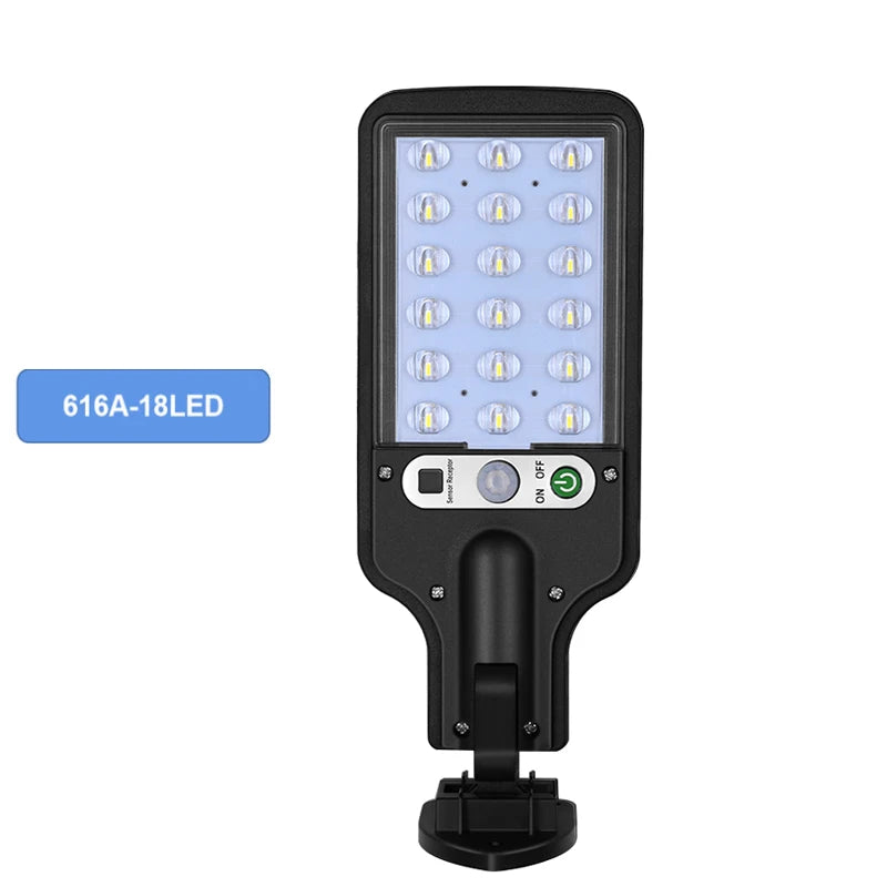 LED Solar Street Lights COB+SMD Outdoor Solar Lamp With 3 Light Mode Waterproof Motion Sensor Security Lighting for Garden Patio