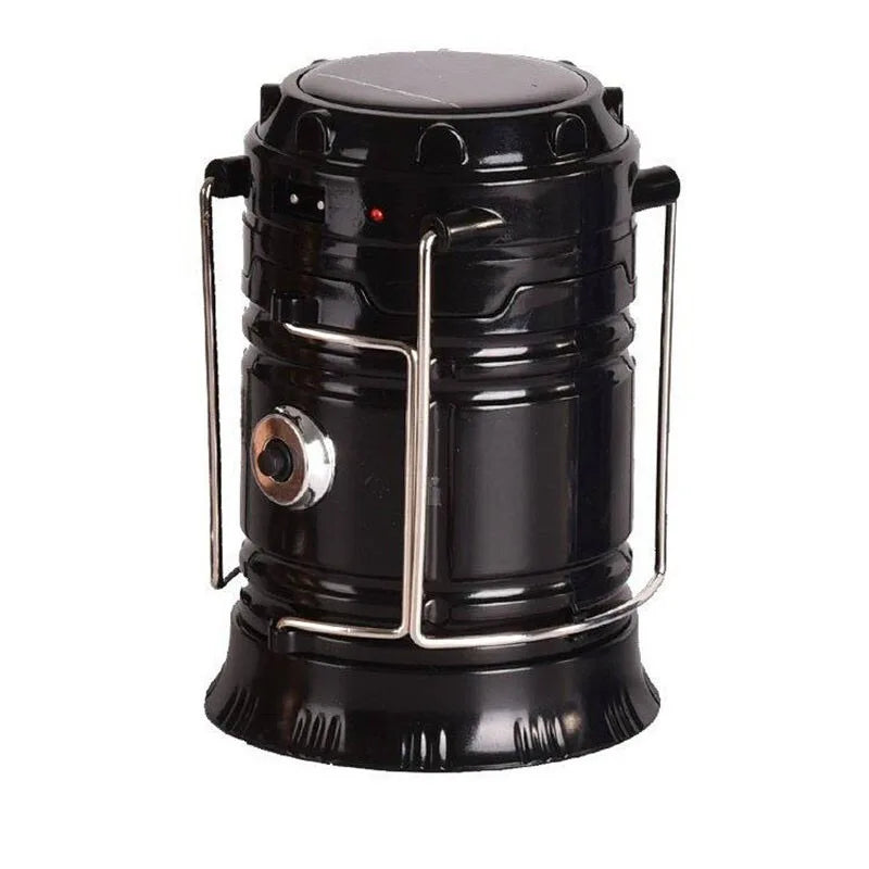 Solar Camping Light Portable Rechargeable Foldable Outdoor Searchlight Multifunctional Camping Lighting