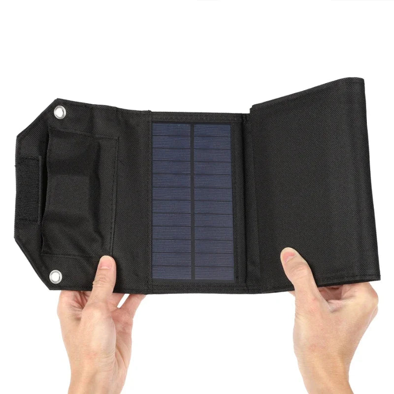 100W 80W 60W Foldable Solar Panel 5V USB Portable Folding Bag Battery Charger for Phone Outdoor Camping Waterproof Power Bank