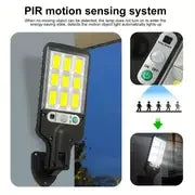 Solar Street Lights Outdoor Waterproof Human Body Sensing Courtyard Garden Wall Household Lights Rural Road Lighting Wall Lights