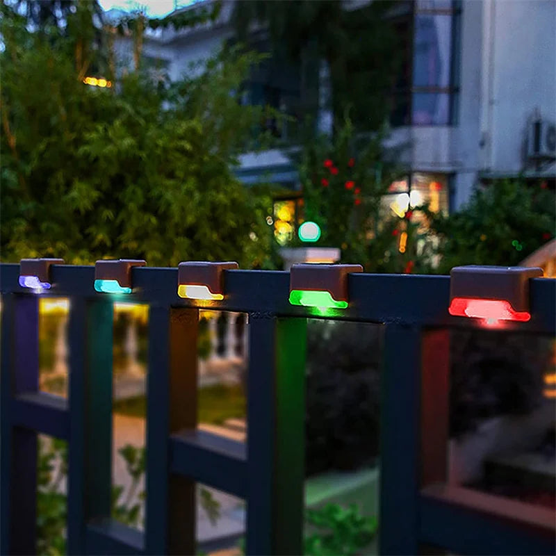 2/4/8/16 Pack Solar Deck Lights LED Waterproof Outdoor Solar Powered LED Step Lights For Decks Stairs Patio Yard Garden Decor