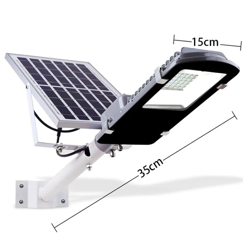 Super Bright Garden Light Solar Street Light Outdoor IP67 Waterproof Automatic Dusk to Dawn 50W 4000mah Solar Street For Home