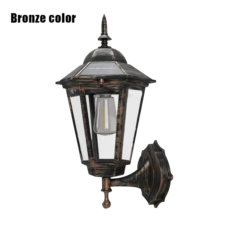 1 Pack of Solar Outdoor Light Garden Sunshine Wall Lights Home House Balcony Dusk to Dawn Sports Sensor Wall Lanterns Front Corridor Outer Wise Fence Lights