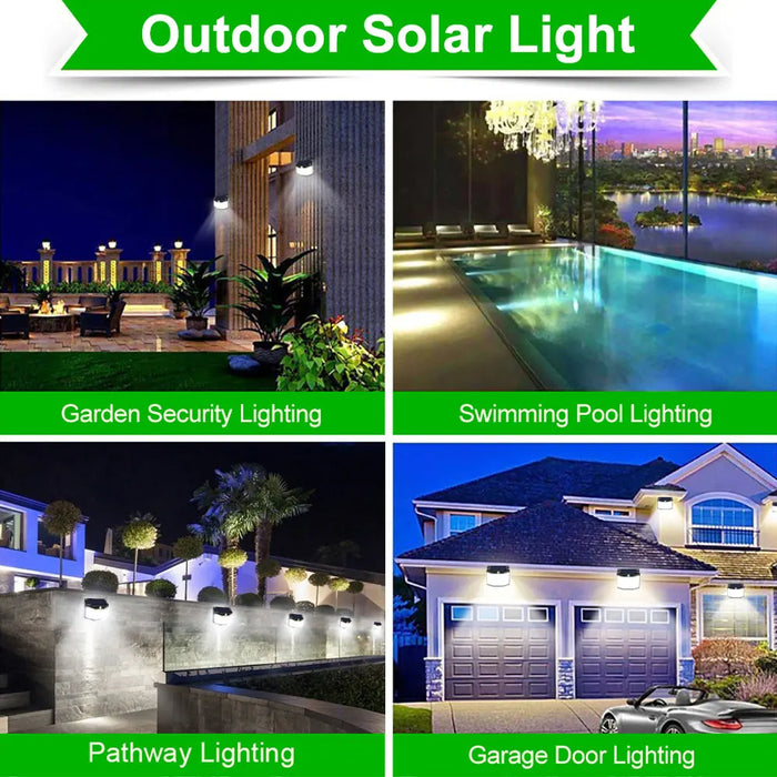 3 Modes Split Solar Lights Outdoor Waterproof with Motion Sensor Floodlight Remote Control for Patio Garage Backyard Wall Lamps