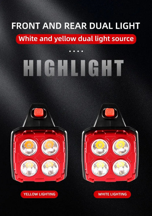 Solar Powered Rechargeable LED Multifunctional Portable Light USB Dual Light Source Outdoor Searchlight Camping Light Strong Fla