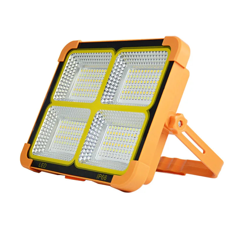 Solar Camping Lantern Solar Lights Outdoor Rechargeable Solar Flood Light Outdoor Portable Solar Floodlight for Outdoor Camping