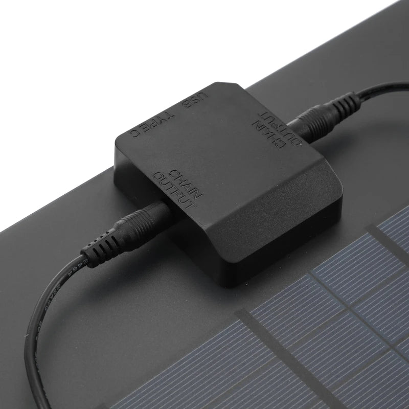 50W/100W Portable Solar Panel USB Outdoor Mobile Power DIY Travel Cell Phone Charger Car Yacht 12V18V Battery Pack Power Panel