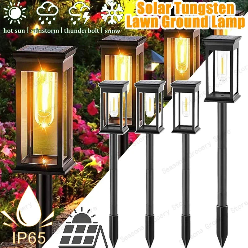 Led Solar Pathway Lights Waterproof Outdoor Solar Lamp for Garden/Landscape/Yard/Patio/Driveway/Walkway Lighting Solar Lights