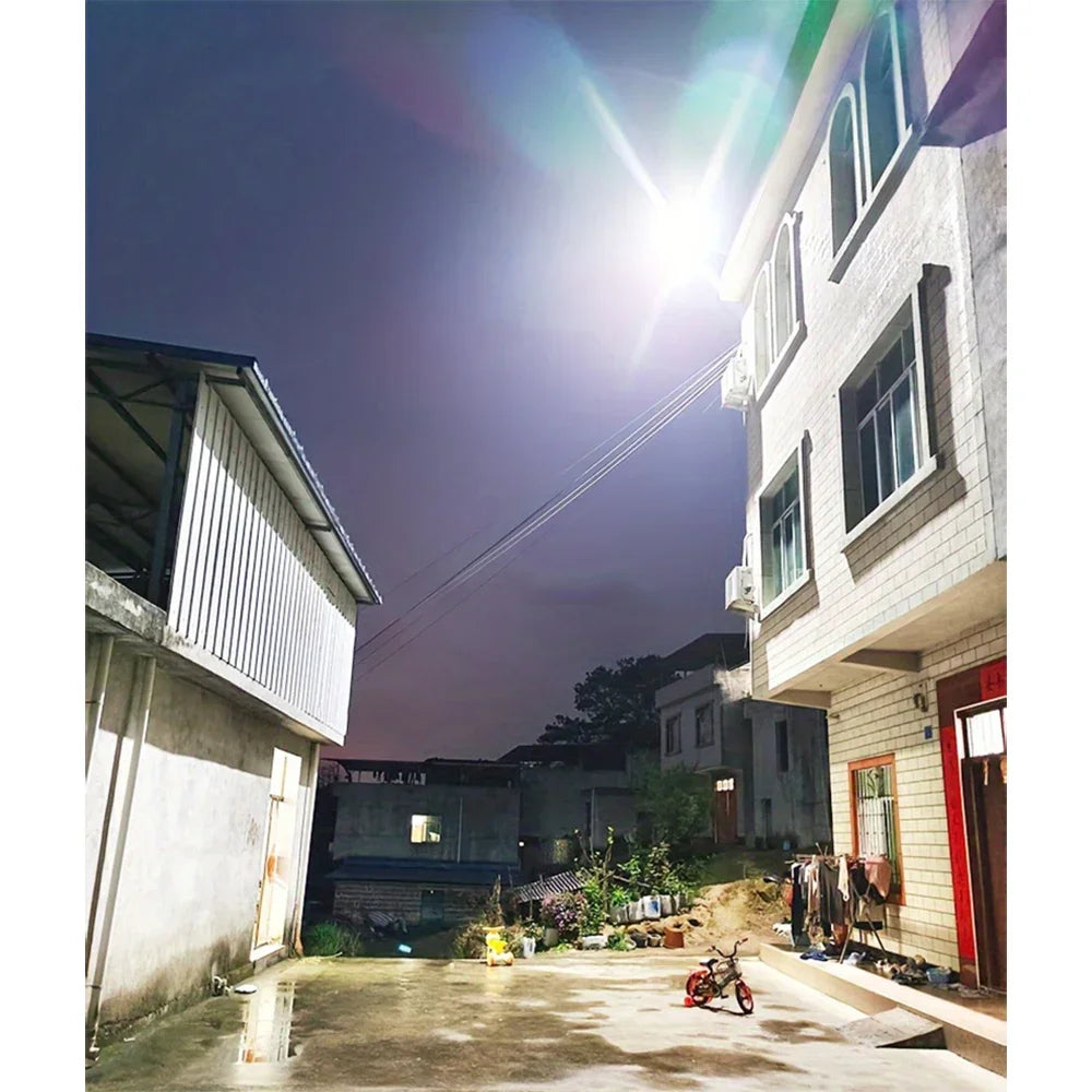 Powerful Solar LED Light Outdoor 20000000LM 6000W Wall Lamp 3 Modes Motion Sensor Security Lighting Solar Lamp for Garden Path
